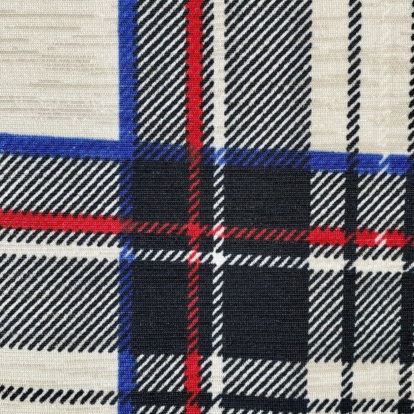 Le Lis Plaid A-Line Skirt XL Stretch Elastic Waist Pockets • Preppy Grunge Twee - Picture 11 of 13